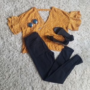 Black H&M High-Waisted Jeans